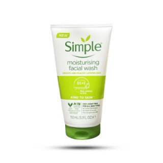 ژل شستشوی صورت سیمپل مدل Moisturizing حجم 150 میلی لیتر