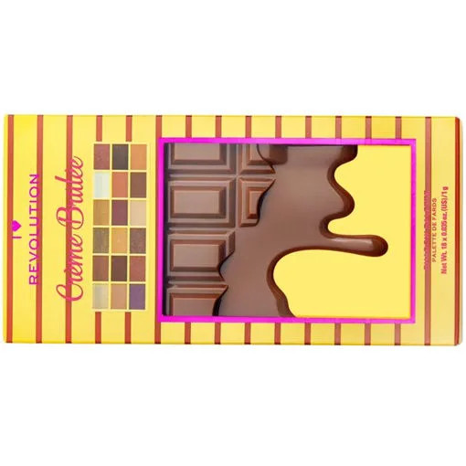 پالت سایه کرم بلو رولوشن Revolution Creme Brulee Chocolate