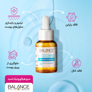 سرم هیالورونیک اسید بالانس فاقد الکل و پارابن حجم 30 میلی لیتر