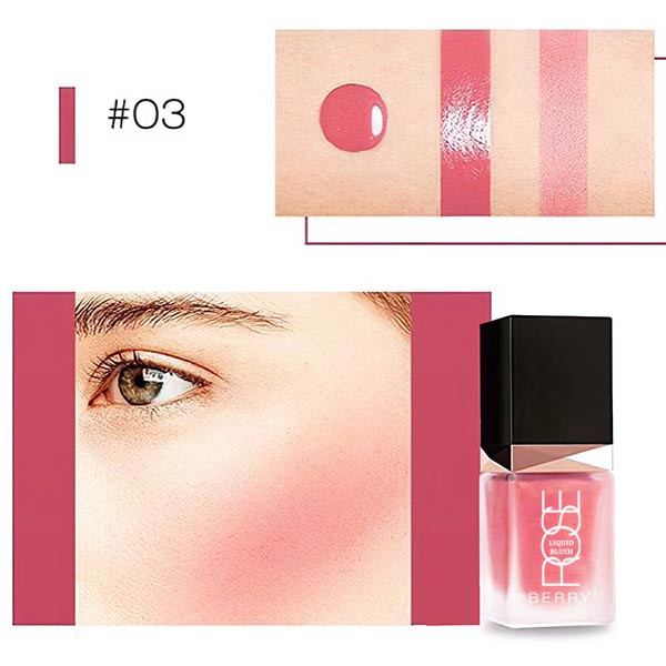 رژگونه مایع رز بری (Rose Berry Liquid Blush Lb06)