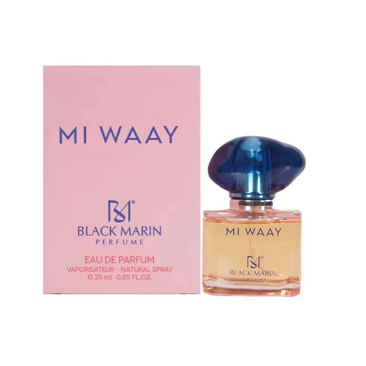 ادکلن جیبی زنانه بلک مارین BLACK MARIN مدل مای وی MI WAAY حجم 30 میلی لیتر
