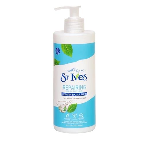 ماسک مو اس تی.ایوز(سنت ایوز) مدل REPAIRING سری KERATIN & COLLAGEN حجم 500 میلی لیتر